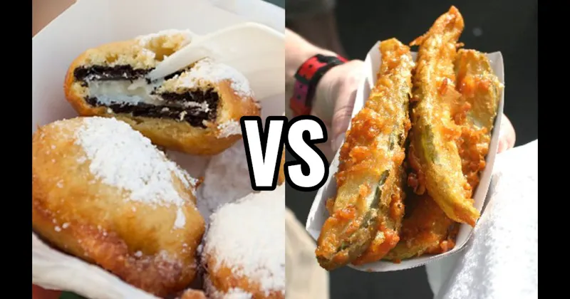 Fried Oreos vs. Fried Pickles