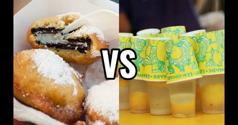Fried Oreos vs. Lemon Shake-Up