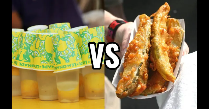 Fried Pickles vs. Lemon Shake-Up