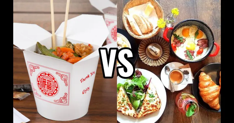Chinese Food vs. French Food