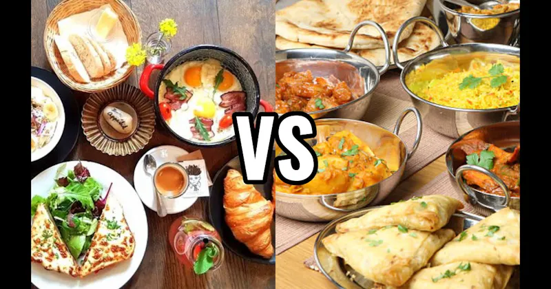 French Food vs. Indian Food