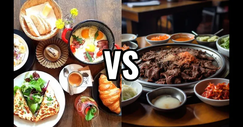 French Food vs. Korean Food