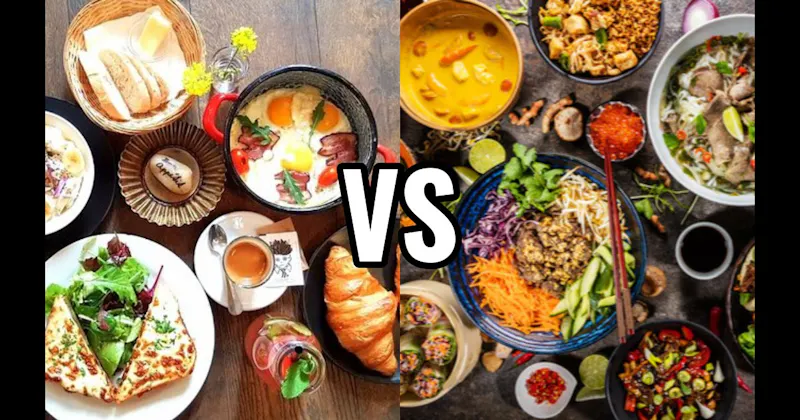 French Food vs. Thai Food