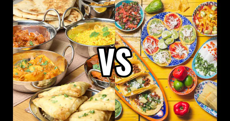 Indian Food vs. Mexican Food