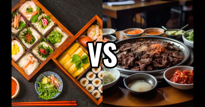 Japanese Food vs. Korean Food