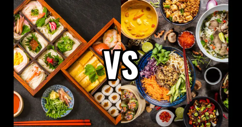 Japanese Food vs. Thai Food
