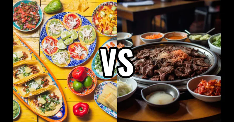 Korean Food vs. Mexican Food