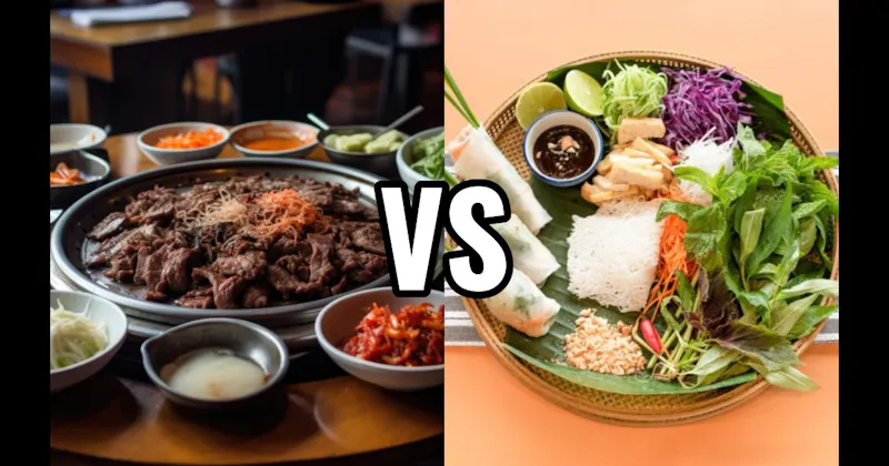 Korean Food vs. Vietnamese Food