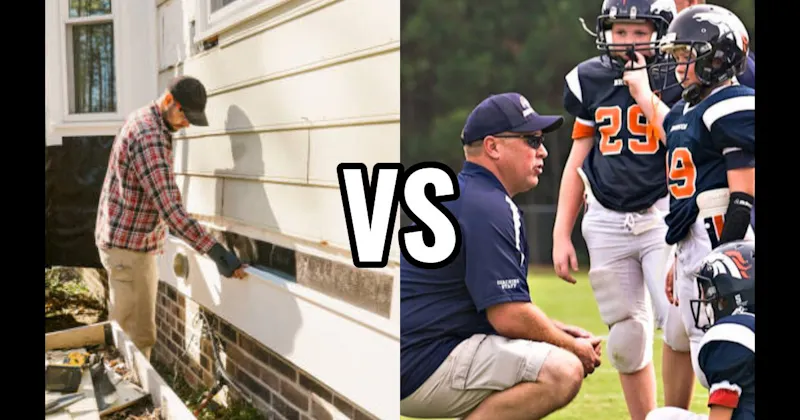 Coaching Youth Sports vs. Home Improvement Projects