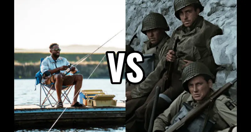 Fishing vs. World War II History