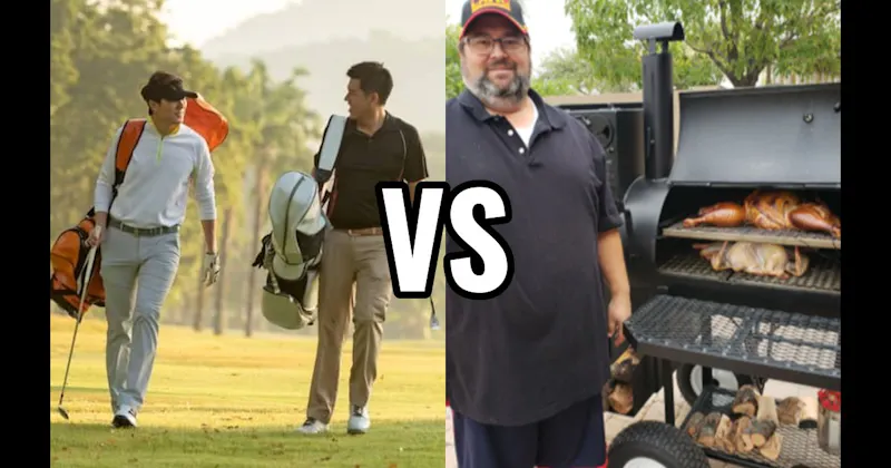 Golf vs. Smoking Meats
