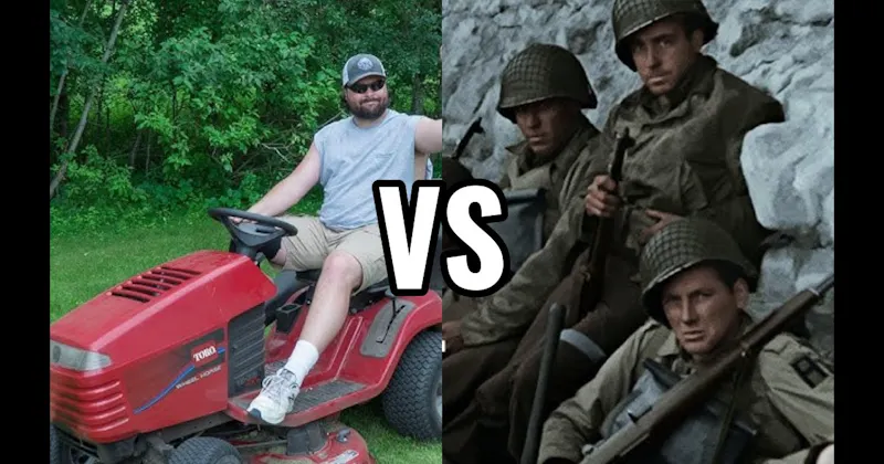 Mowing the Lawn vs. World War II History