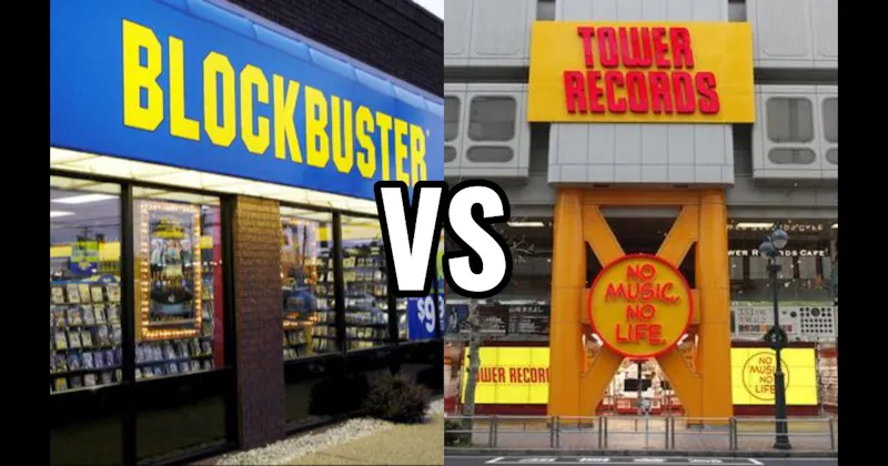Blockbuster vs. Tower Records