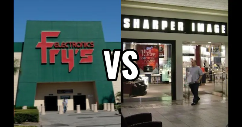 Fry’s Electronics vs. Sharper Image