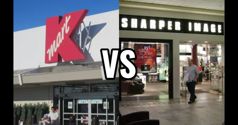 Kmart vs. Sharper Image