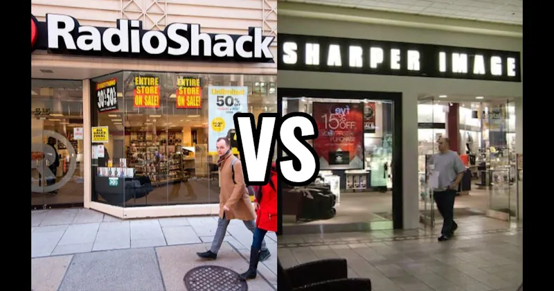 RadioShack vs. Sharper Image