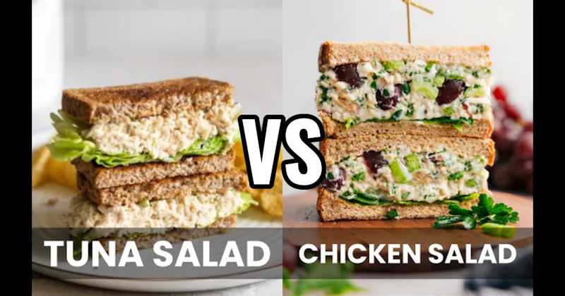Chicken Salad Sandwich vs. Tuna Salad Sandwich