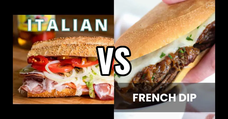 French Dip vs. Italian Sub