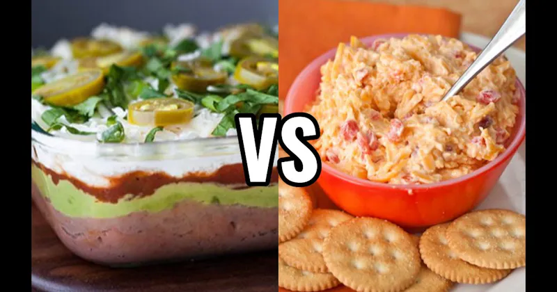 7-Layer Dip vs. Pimento Cheese