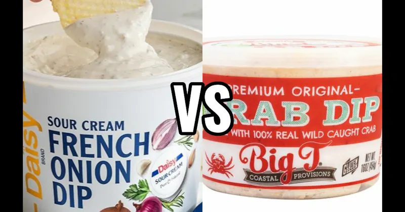Crab Diip vs. French Onion Dip