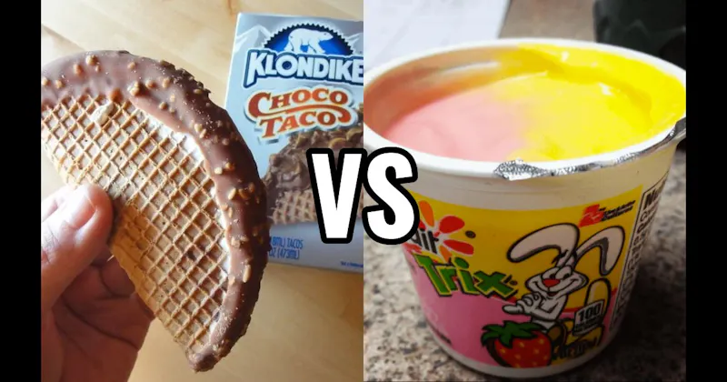 Choco Taco vs. Trix Yogurt