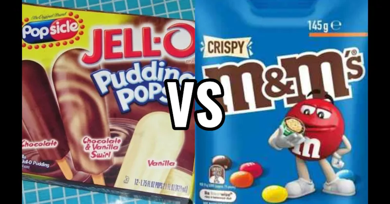 Crispy M&M’s vs. Jell-O Pudding Pops
