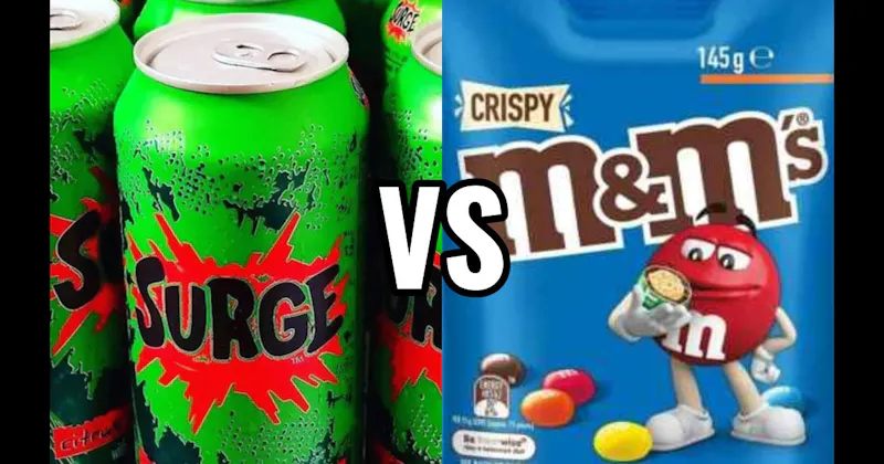 Crispy M&M’s vs. Surge