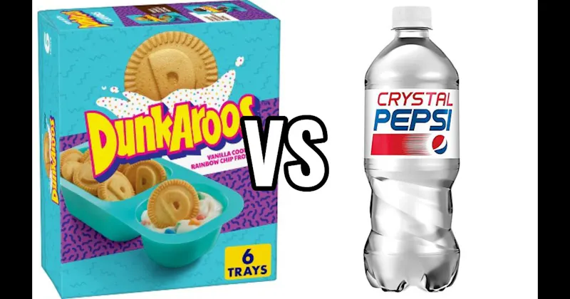 Crystal Pepsi vs. Dunkaroos