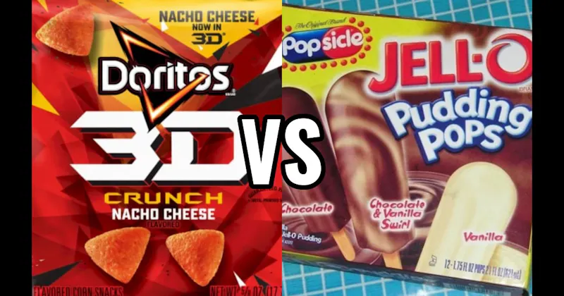 Doritos 3D vs. Jell-O Pudding Pops