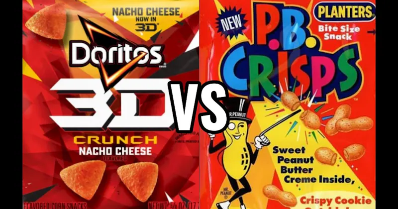 Doritos 3D vs. PB Crisps