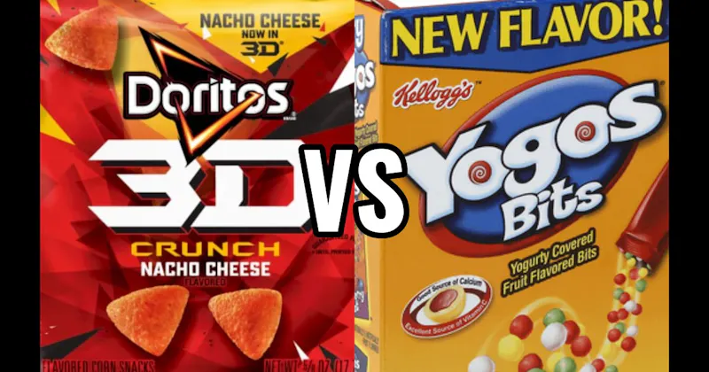 Doritos 3D vs. Yogos