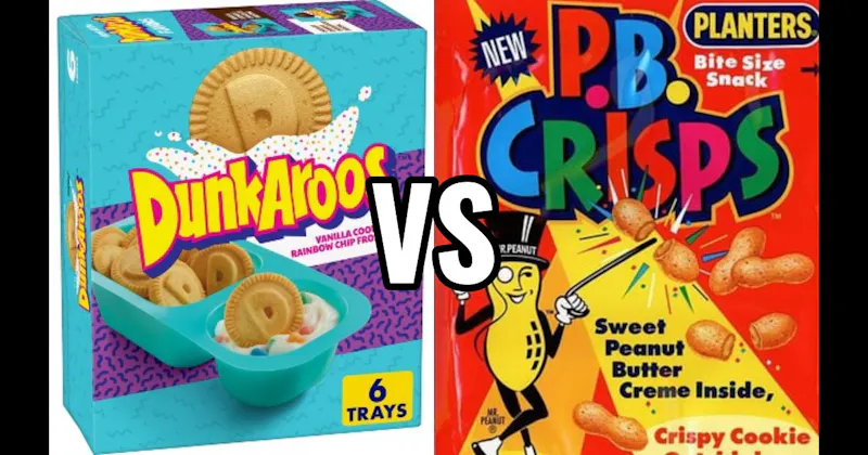 Dunkaroos vs. PB Crisps