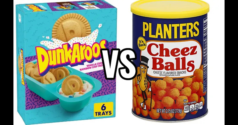 Dunkaroos vs. Planters Cheez Balls