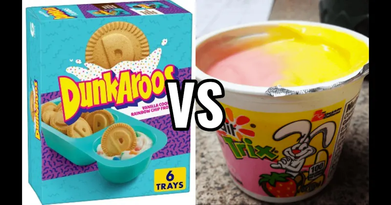 Dunkaroos vs. Trix Yogurt