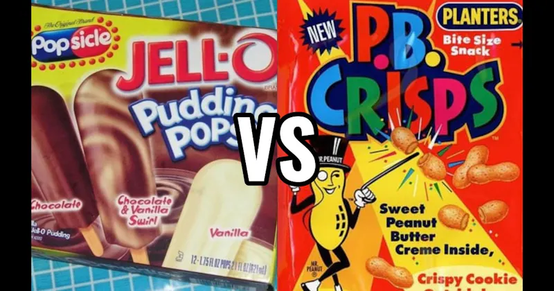 Jell-O Pudding Pops vs. PB Crisps