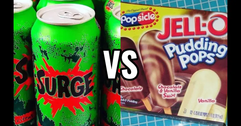 Jell-O Pudding Pops vs. Surge