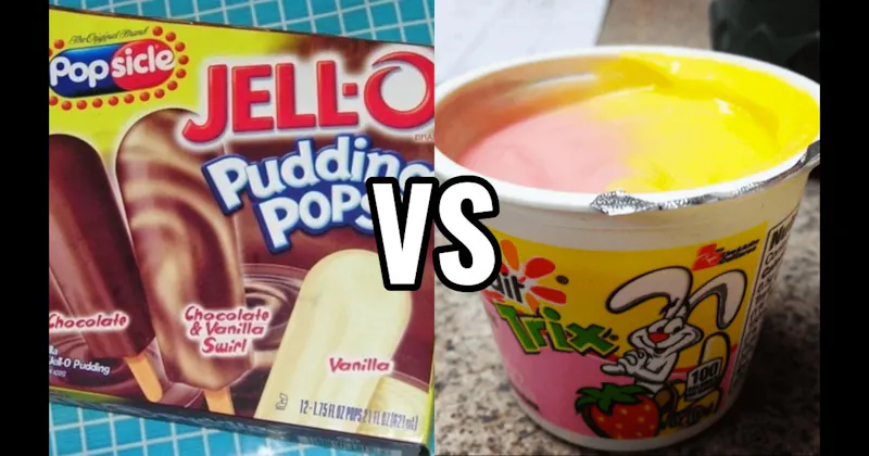 Jell-O Pudding Pops vs. Trix Yogurt