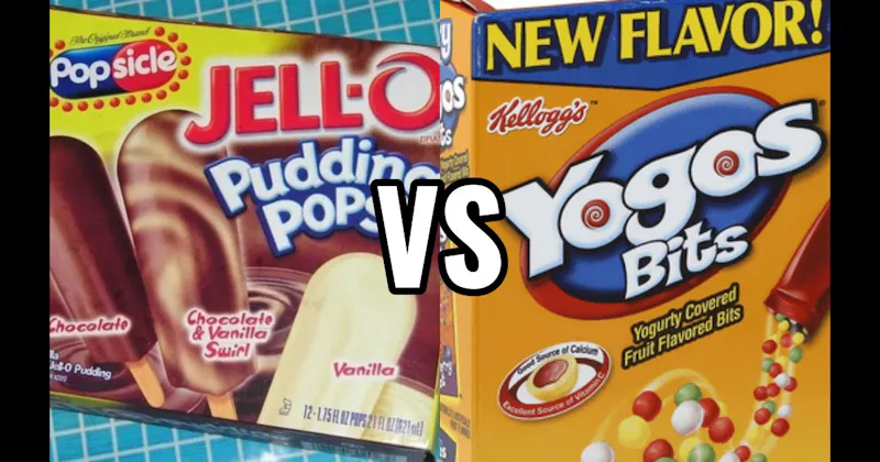 Jell-O Pudding Pops vs. Yogos