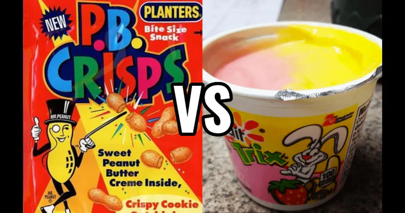 PB Crisps vs. Trix Yogurt