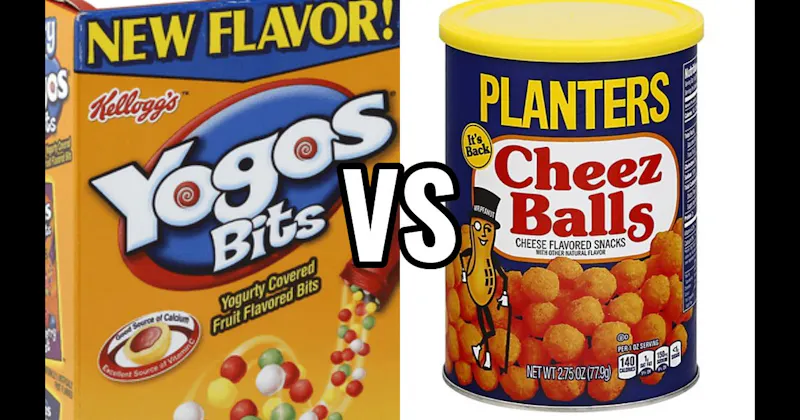 Planters Cheez Balls vs. Yogos