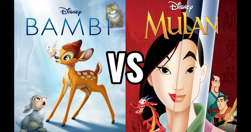 Bambi vs. Mulan (1998)