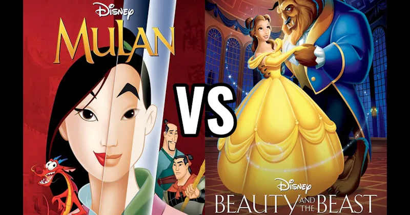 Beauty and the Beast vs. Mulan (1998)