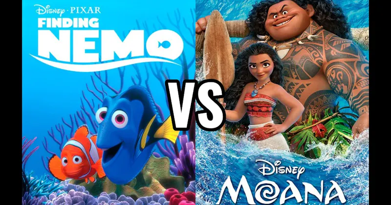 Finding Nemo vs. Moana