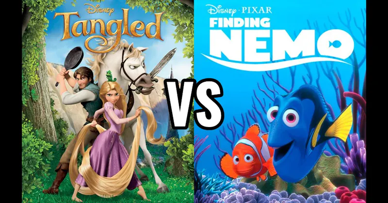Finding Nemo vs. Tangled