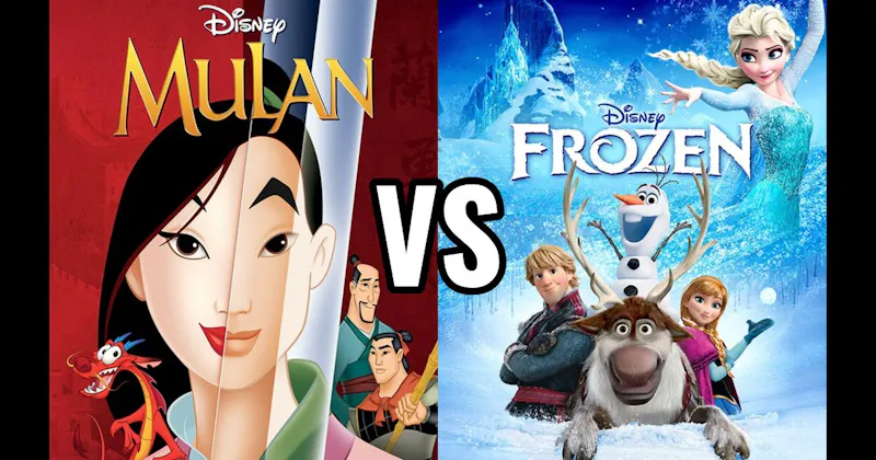 Frozen vs. Mulan (1998)