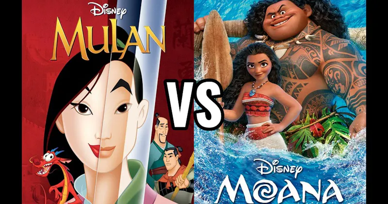 Moana vs. Mulan (1998)