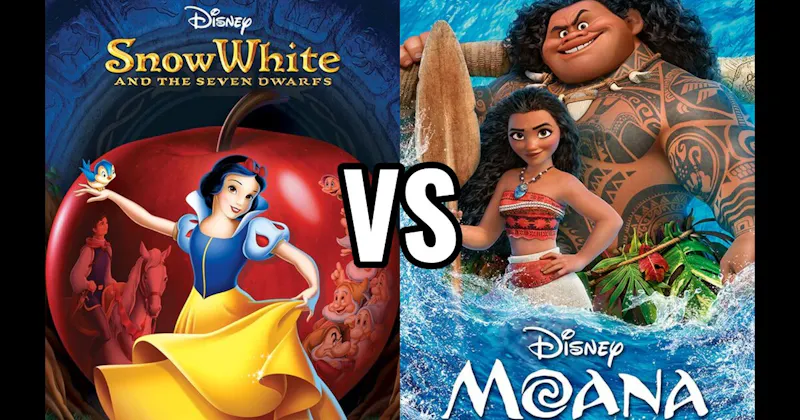 Moana vs. Snow White and the Seven Dwarfs