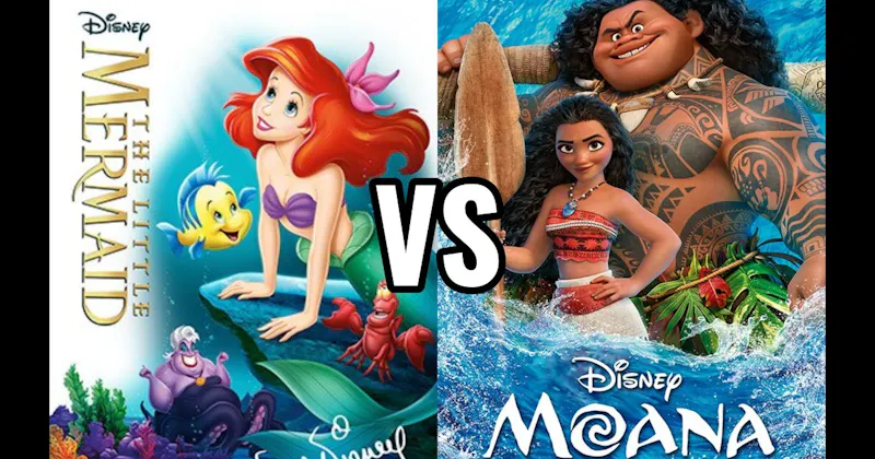 Moana vs. The Little Mermaid