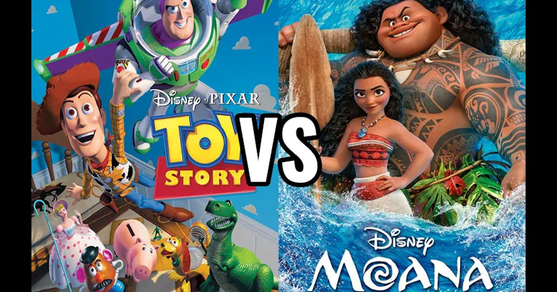 Moana vs. Toy Story (1995)