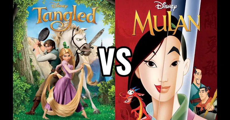 Mulan (1998) vs. Tangled